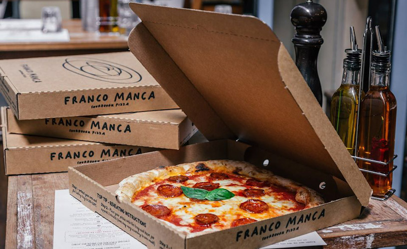 Franco Manca takeaway pizzas 